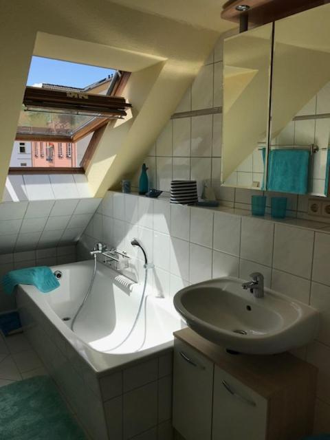 Gaestewohnung Saaleblick Weißenfels Eksteriør billede